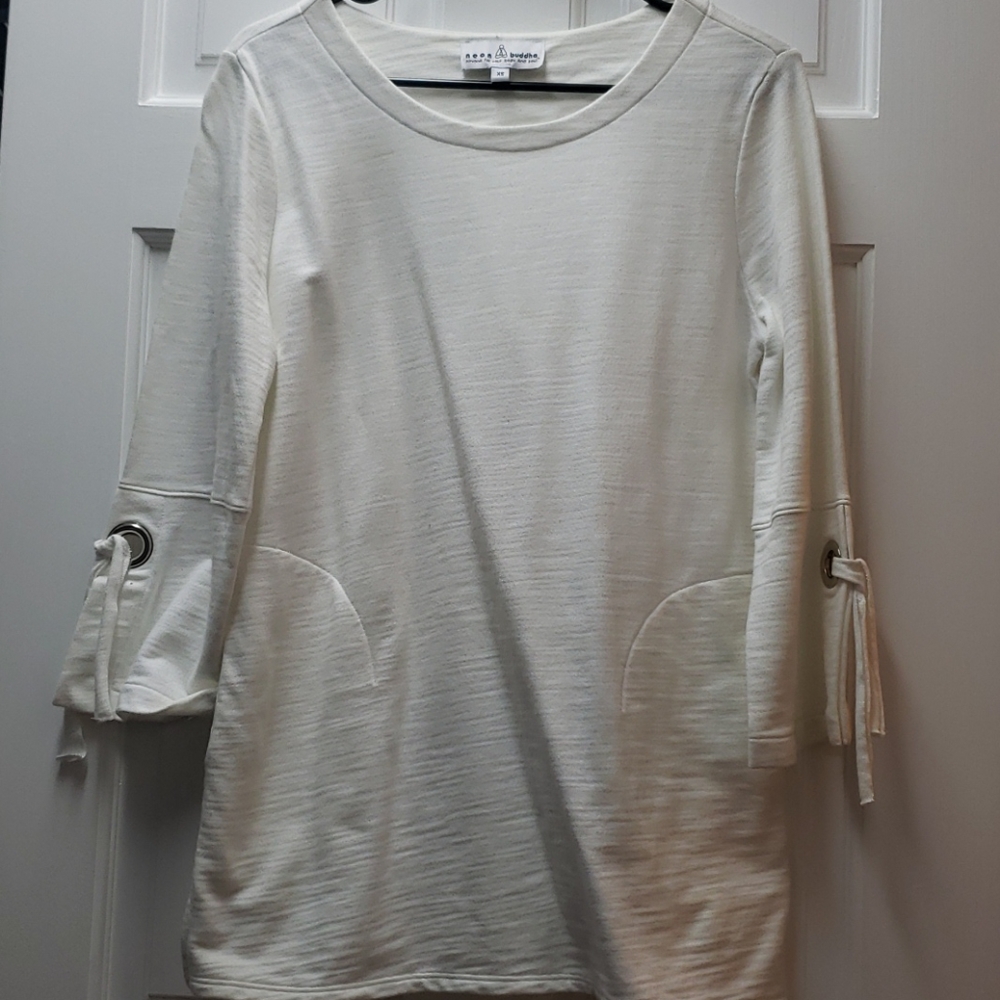 Neon Buddha white top